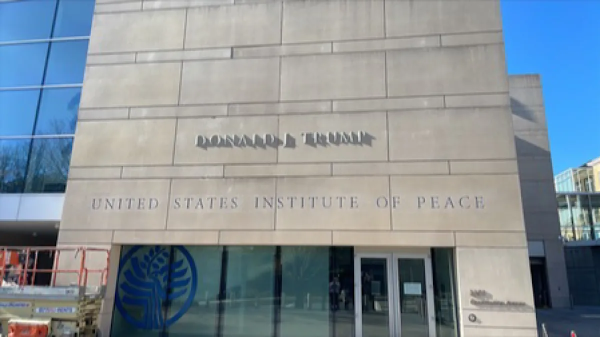 US Institute of Peace renamed ‘Donald J Trump Institute of Peace’