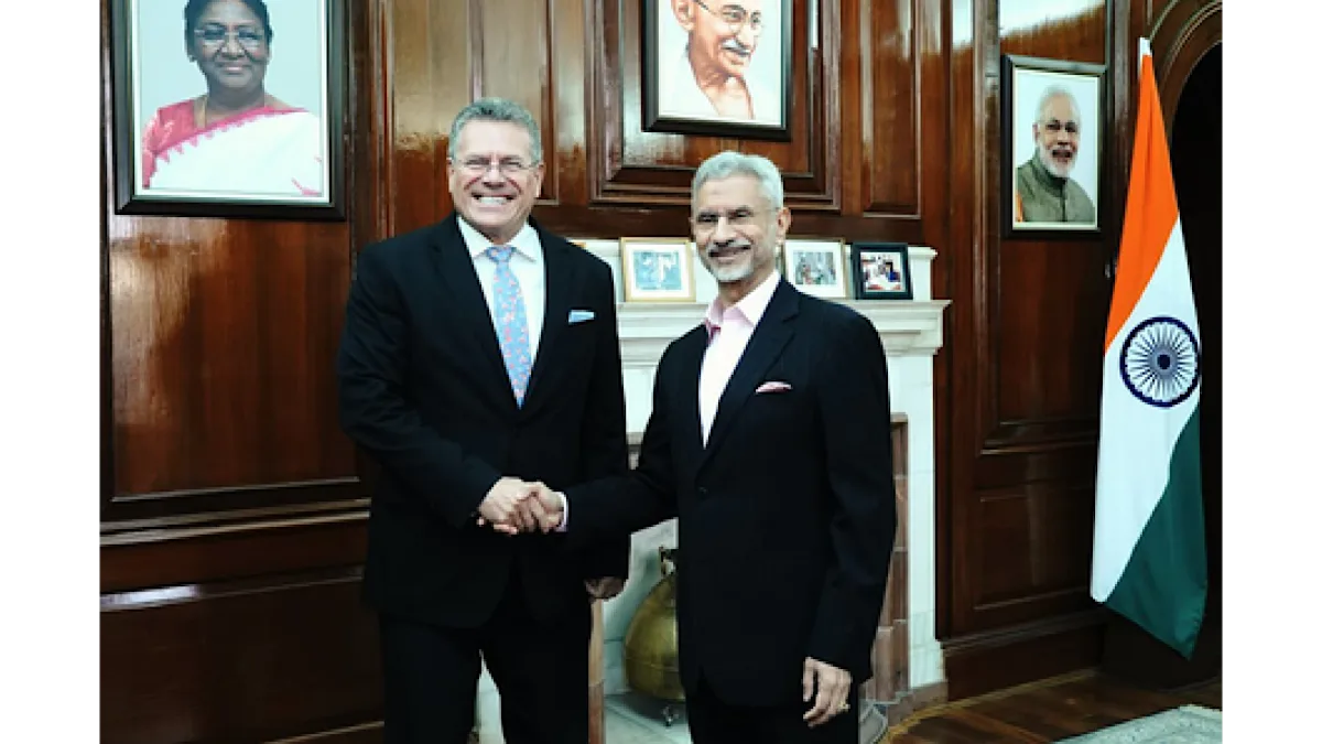 EAM Jaishankar holds talks with EU’s Maros Sefcovic, hopes for productive engagements in India