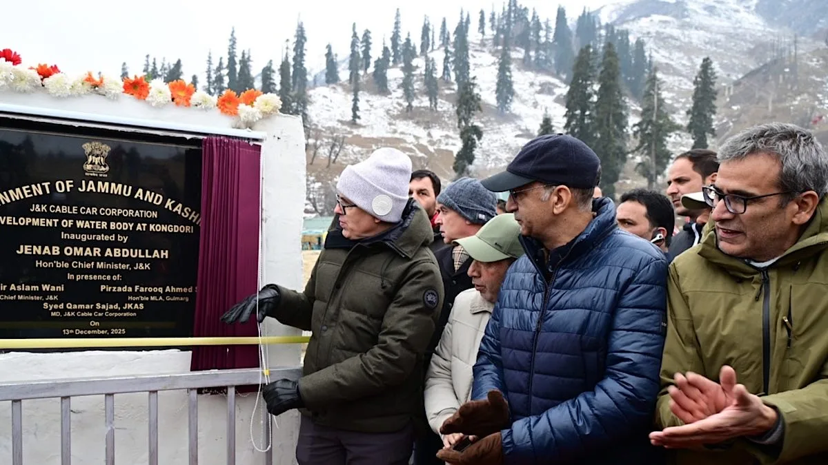 CM Omar Abdullah dedicates Asia’s longest ski drag lift in Gulmarg