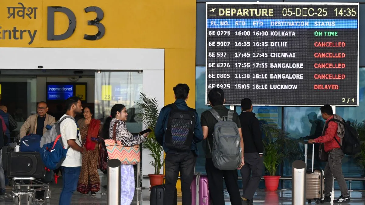 IndiGo flight chaos triggers massive passenger distress at city airport