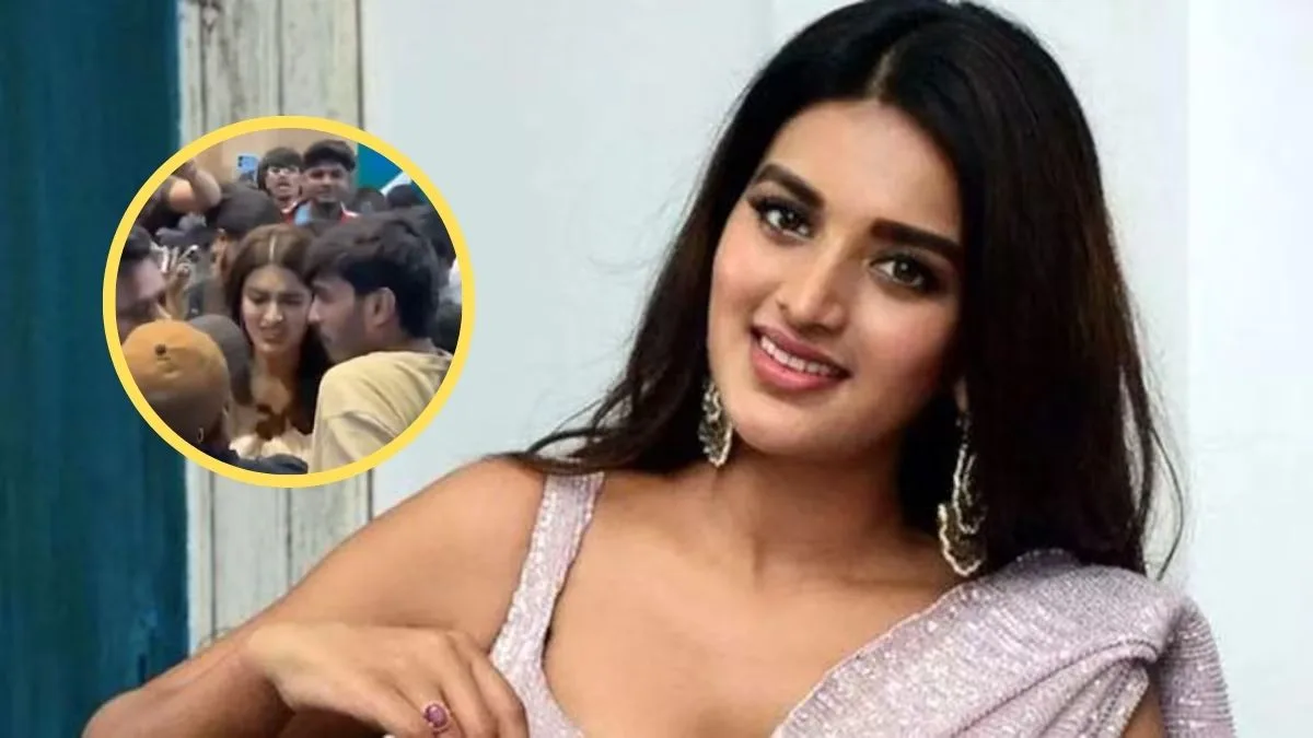 Nidhhi Agerwal mobbed at Hyderabad mall during song launch; police take suo motu action