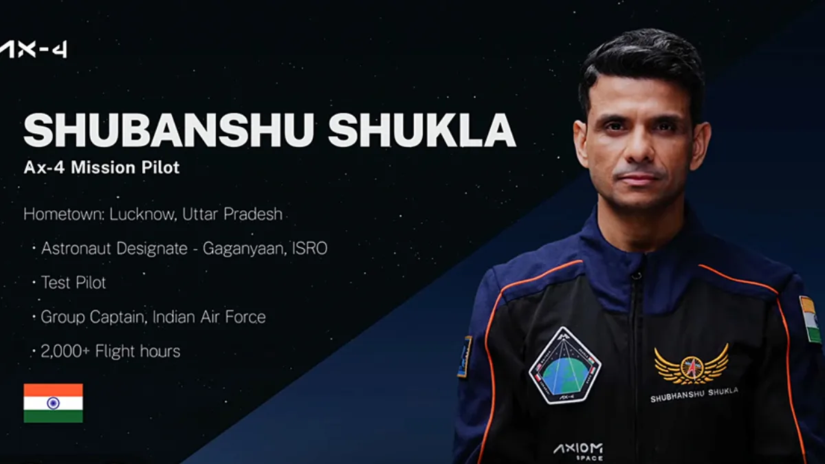 IAF’s Shubhanshu Shukla recognized as ‘Man of the Year’ for Axiom-4 Mission to ISS
