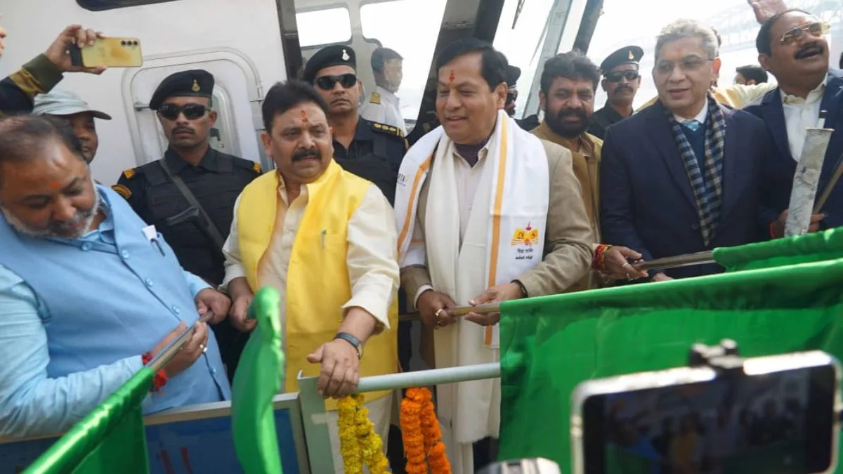 Sarbananda Sonowal flags off India’s first hydrogen-powered passenger vessel on River Ganga