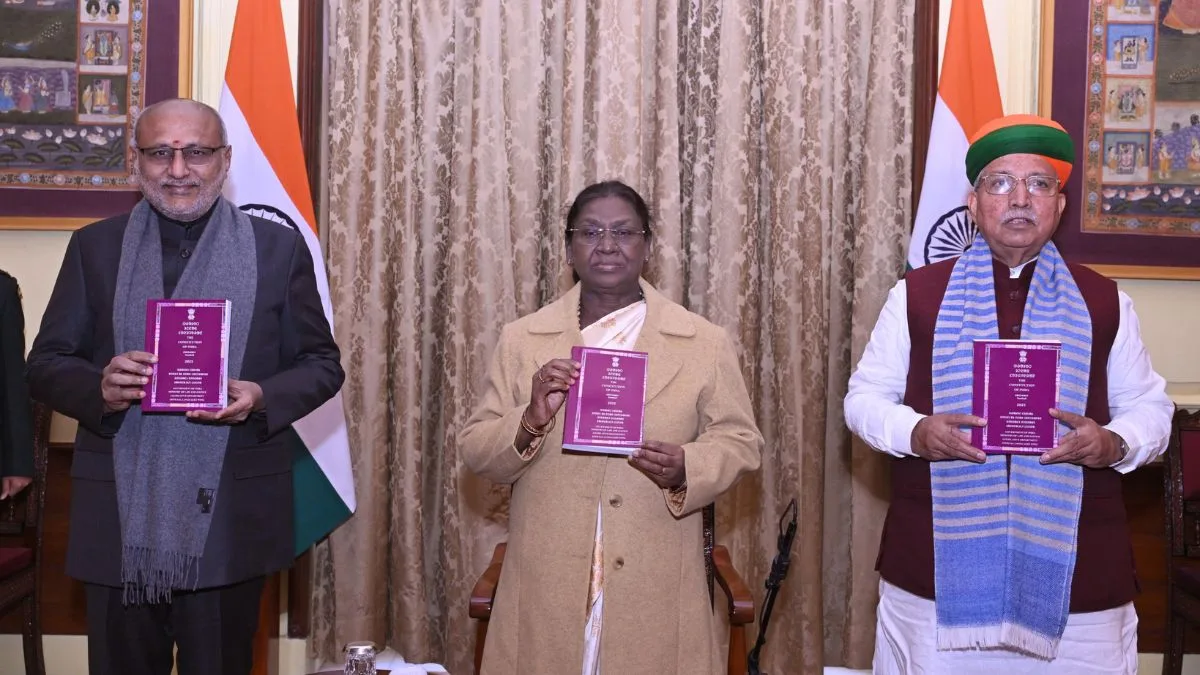 President Murmu releases Constitution of India in Santhali language