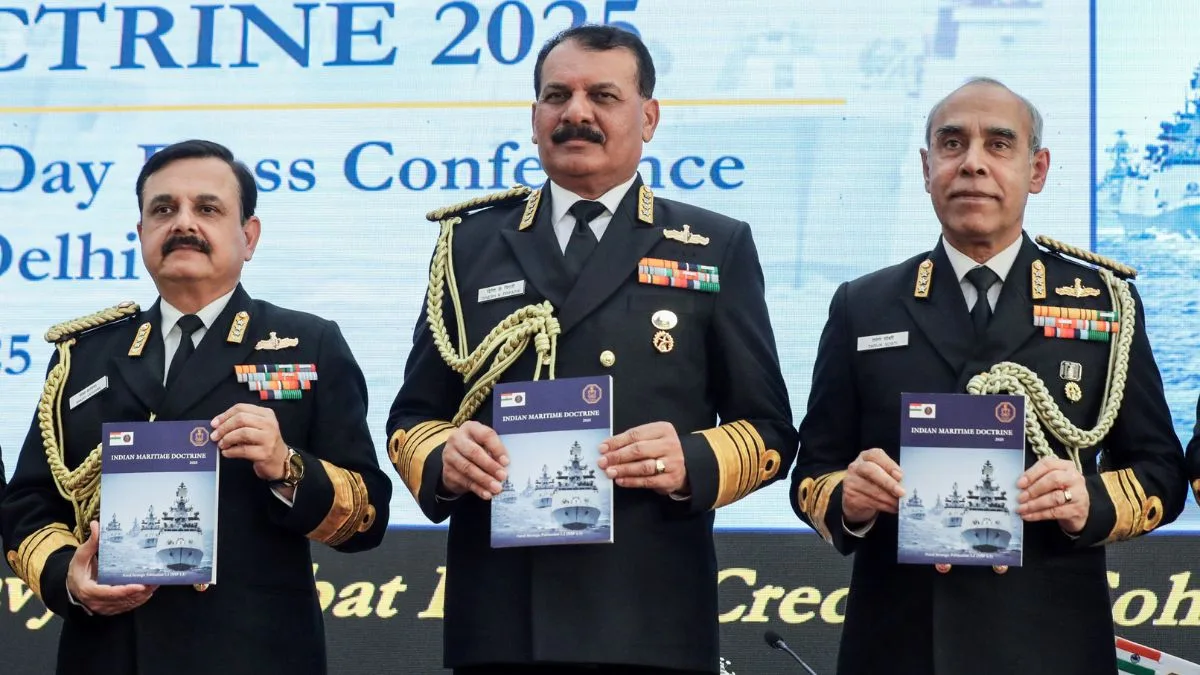 Navy unveils updated maritime doctrine, adds ‘no-war, no-peace’ to conflict spectrum