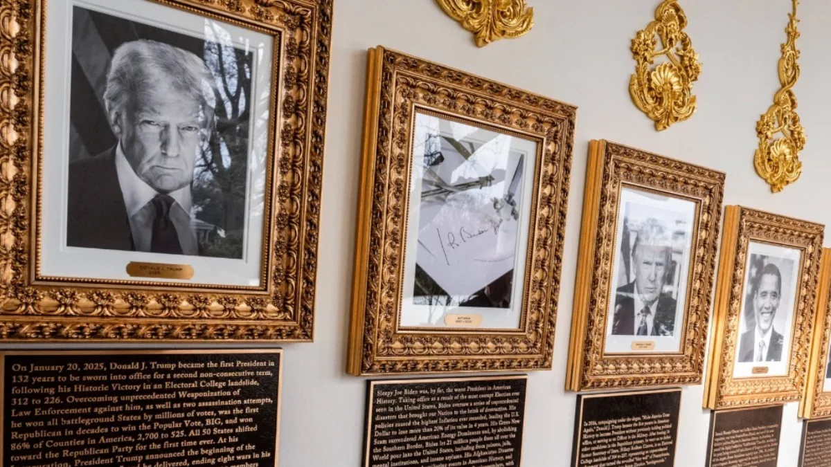 Trump’s ‘Presidential Walk of Fame’ at White House describes Biden as Sleepy Joe, calls Obama divisive
