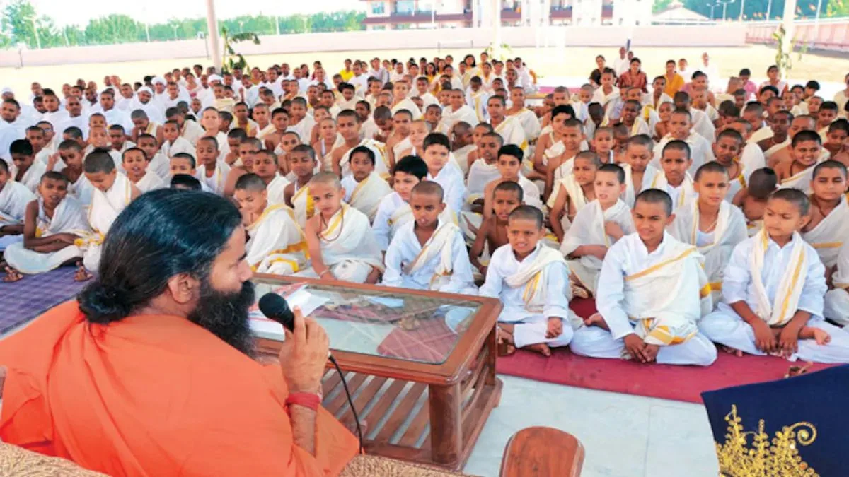 Yoga, knowledge, leadership: Ramdev’s message to Patanjali Gurukulam students