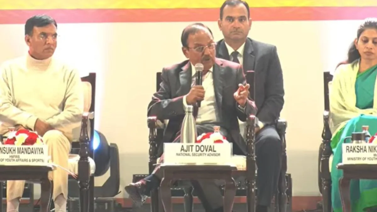 ‘India will develop at the pace set by PM Modi, even on autopilot’: Ajit Doval to youth