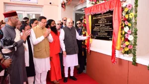Amit Shah and Uttarakhand CM inaugurate Patanjali Emergency and Critical Care Hospital in Haridwar