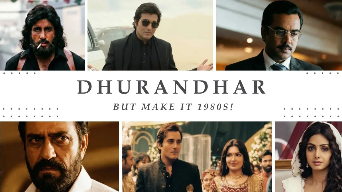Dhurandhar in 1980s: AI artist casts Amitabh Bachchan as Hamza, Vinod Khanna as Rehman Dakait, Sridevi as Yalina