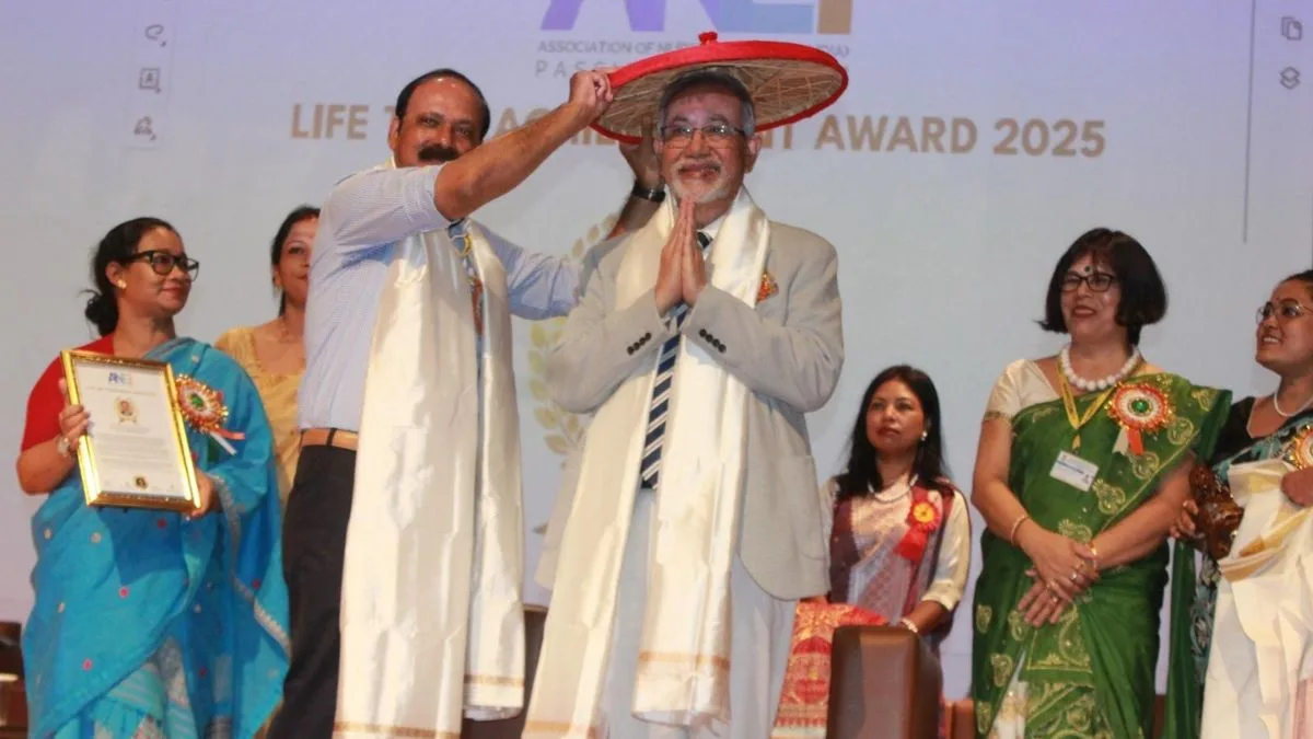 GNRC founder Dr. Nomal Chandra Borah honoured with IAN and ANEI lifetime achievement awards