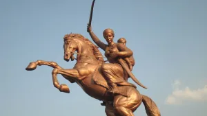 Lakshmibai statue in Solapur