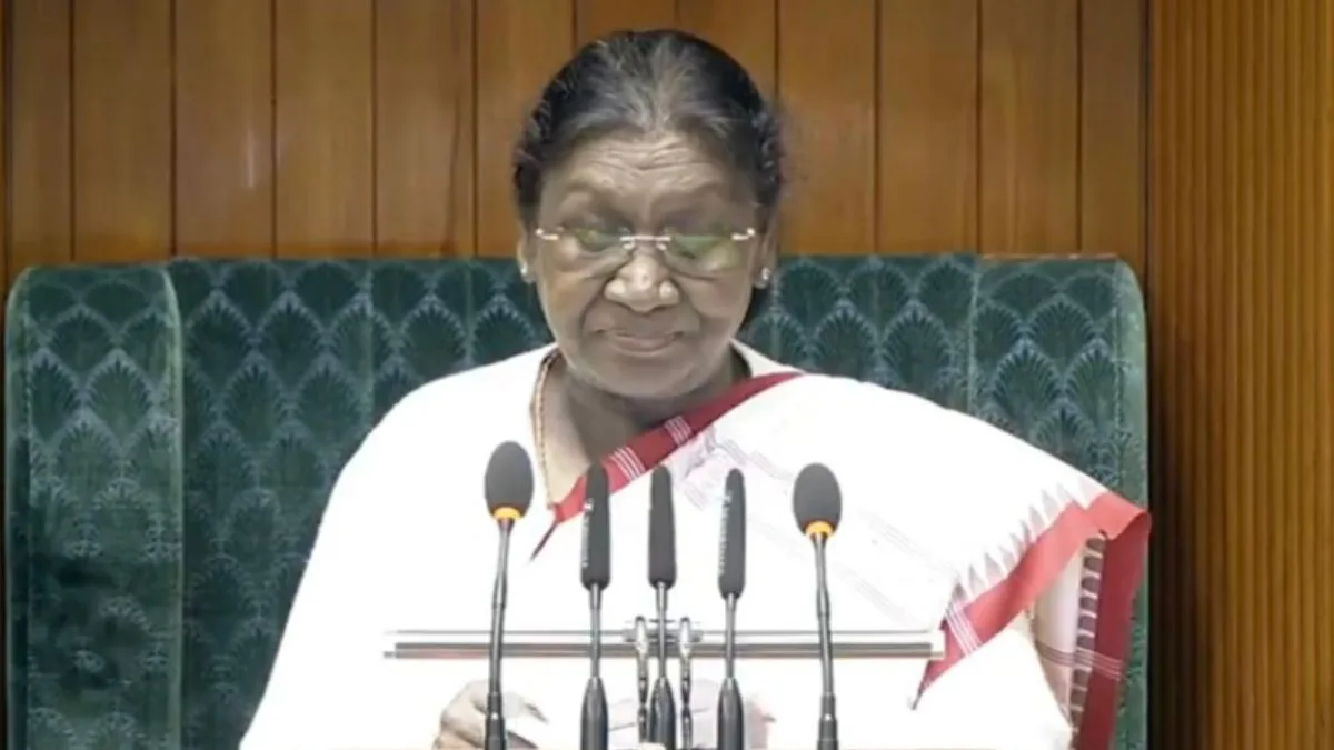 Budget Session Day 1: Murmu highlights key govt achievements in address to joint sitting of Parliament