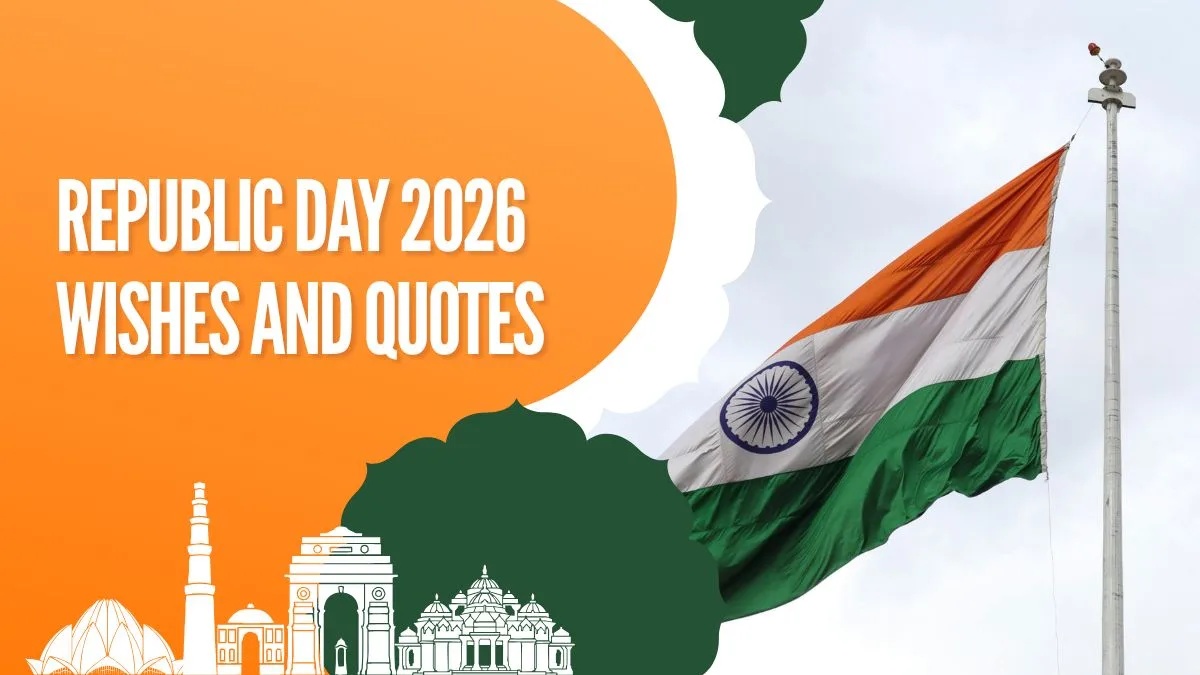 Republic Day 2026 wishes, quotes, WhatsApp and Facebook statuses to share with your family and friends