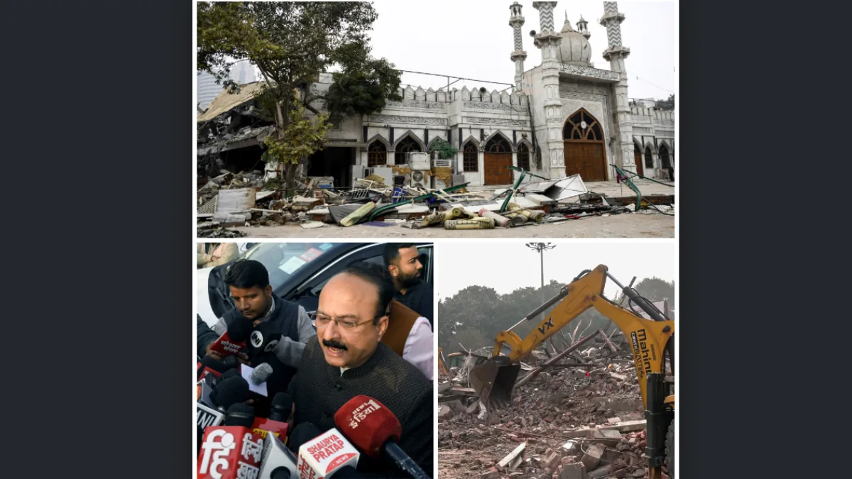 ‘Don’t politicise Turkman Gate demolition; mosque intact, action aimed at land mafia’: Delhi minister