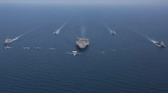 US carrier strike group