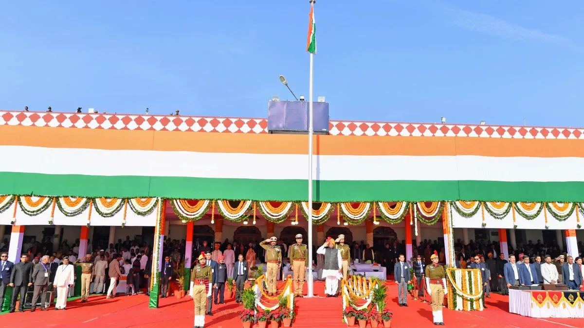 Gaiety, fervour mark Republic Day celebrations in Rajasthan; 42 dignitaries honoured