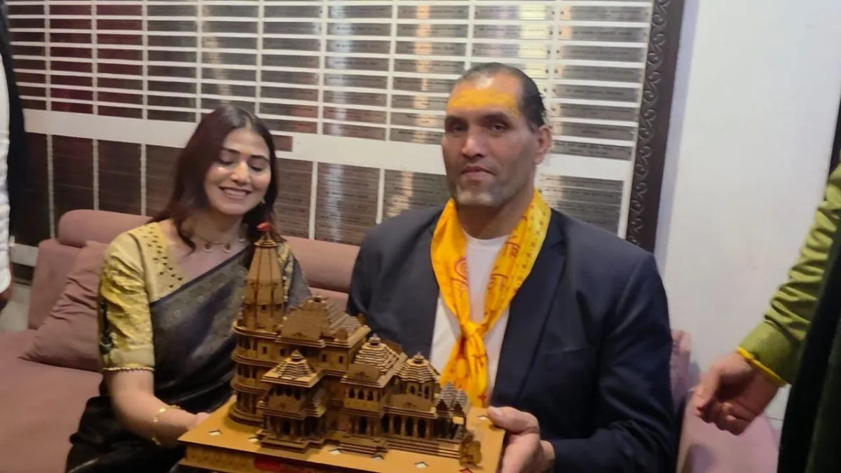 The Great Khali assails opponents of Sanatan Dharma, says ‘make them squat like chickens’