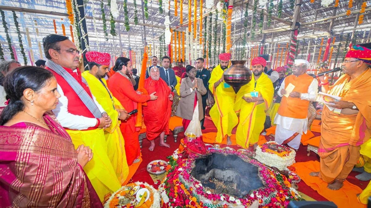 President Murmu performs Hanuman Mahayajna in Jaipur; prays for well-being, peace & prosperity of the nation…