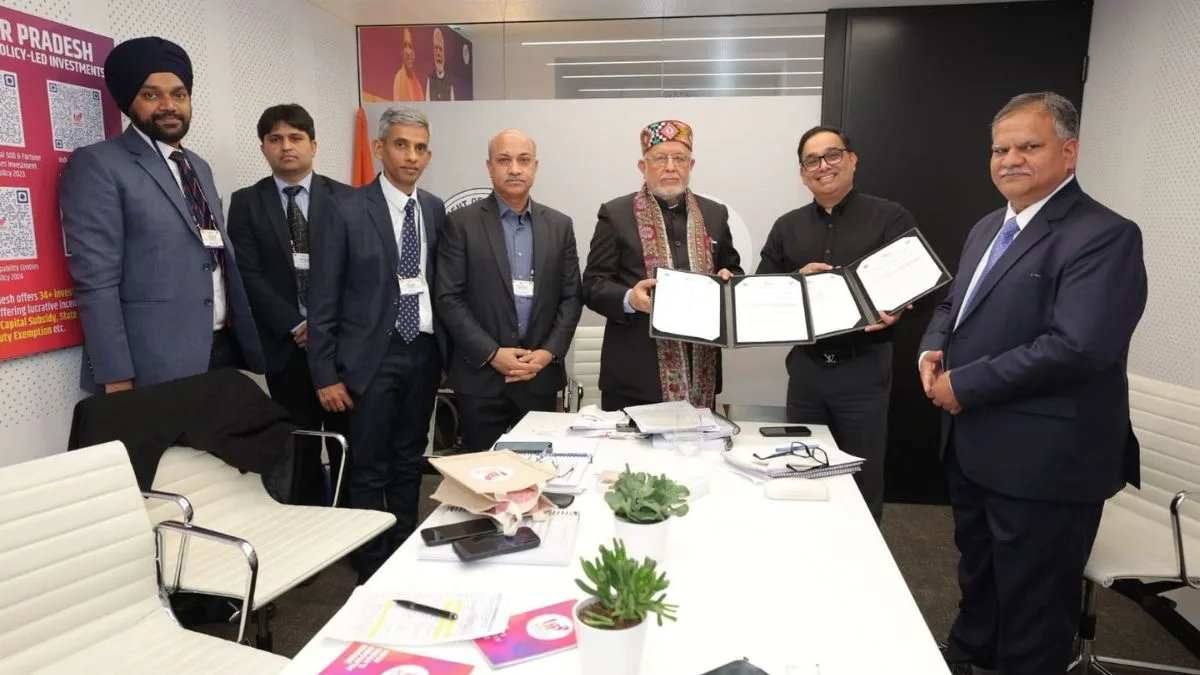 UP  secures ₹25,000 crore investment at Davos, driving clean energy and digital growth