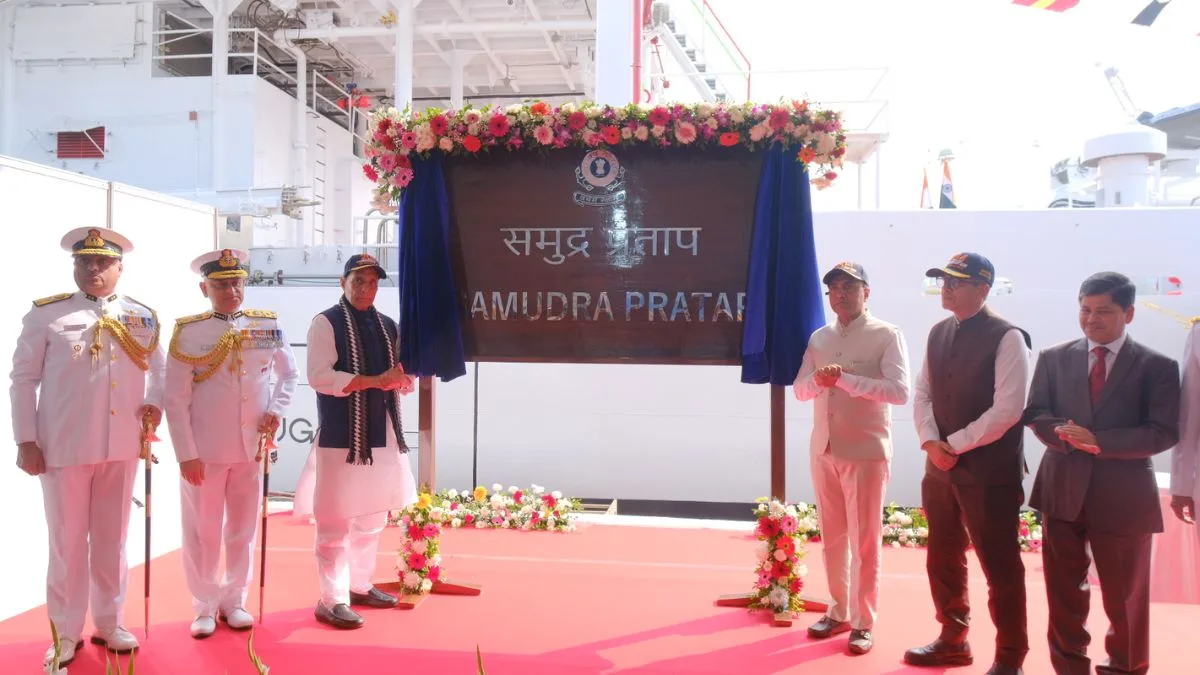 Rajnath commissions country’s first indigenously designed pollution control vessel
