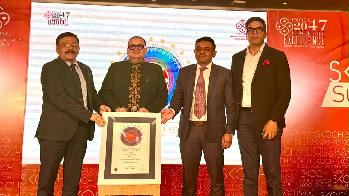 UP Police win SKOCH Gold Award 2025 for Mahakumbh ICCC and Meta Suicidal Alert System