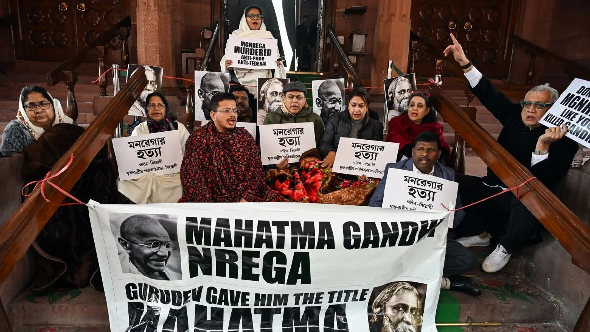 TMC MP among two faces ‘contempt of parliament’ case for protesting against VB-G Ram G Bill in RS