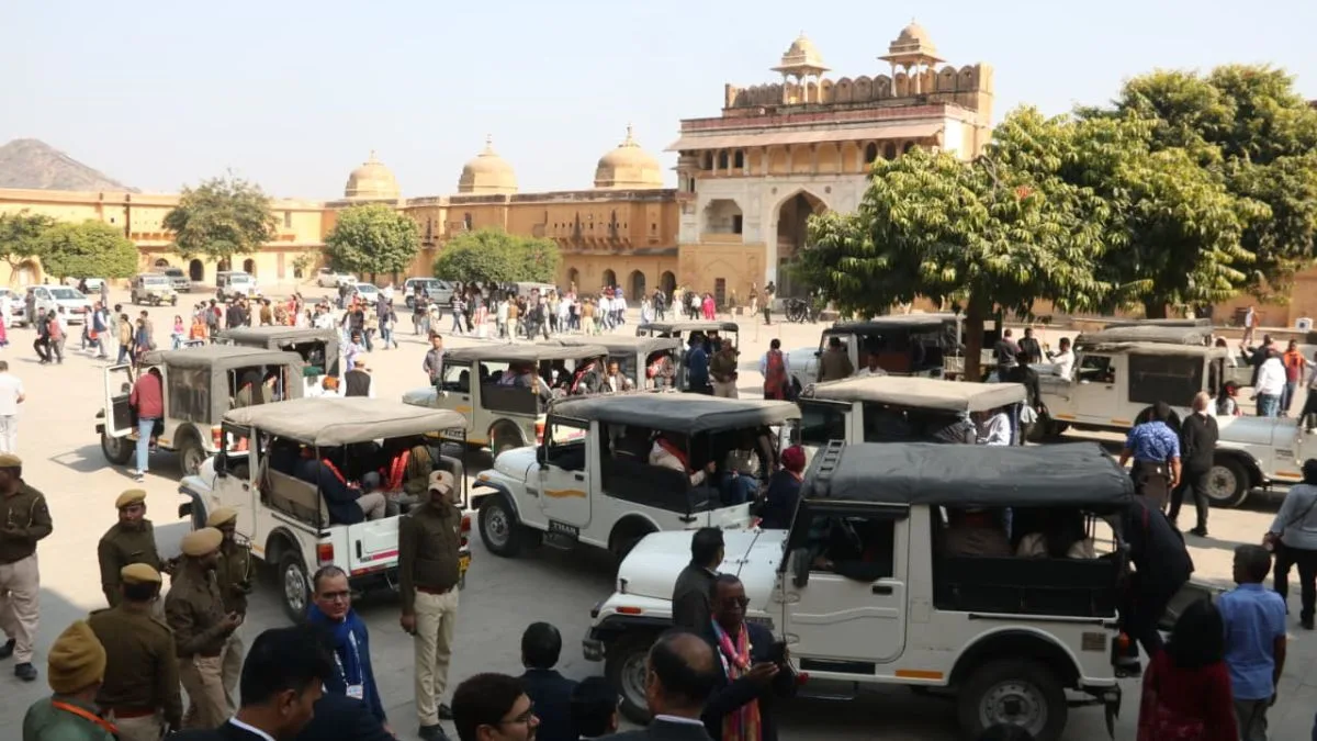 CSPOC delegates captivated by Jaipur’s royal heritage at Amer, City Palace and Hawa Mahal