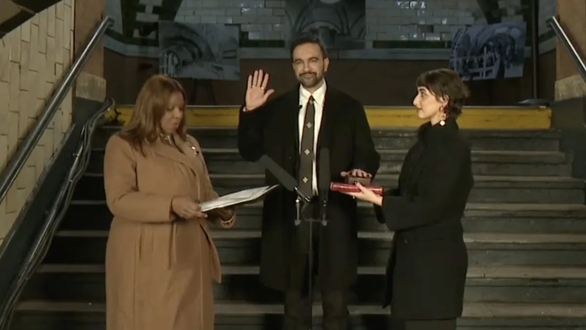 Zohran Mamdani takes mayoral oath on Quran, becomes New York City’s first Muslim mayor