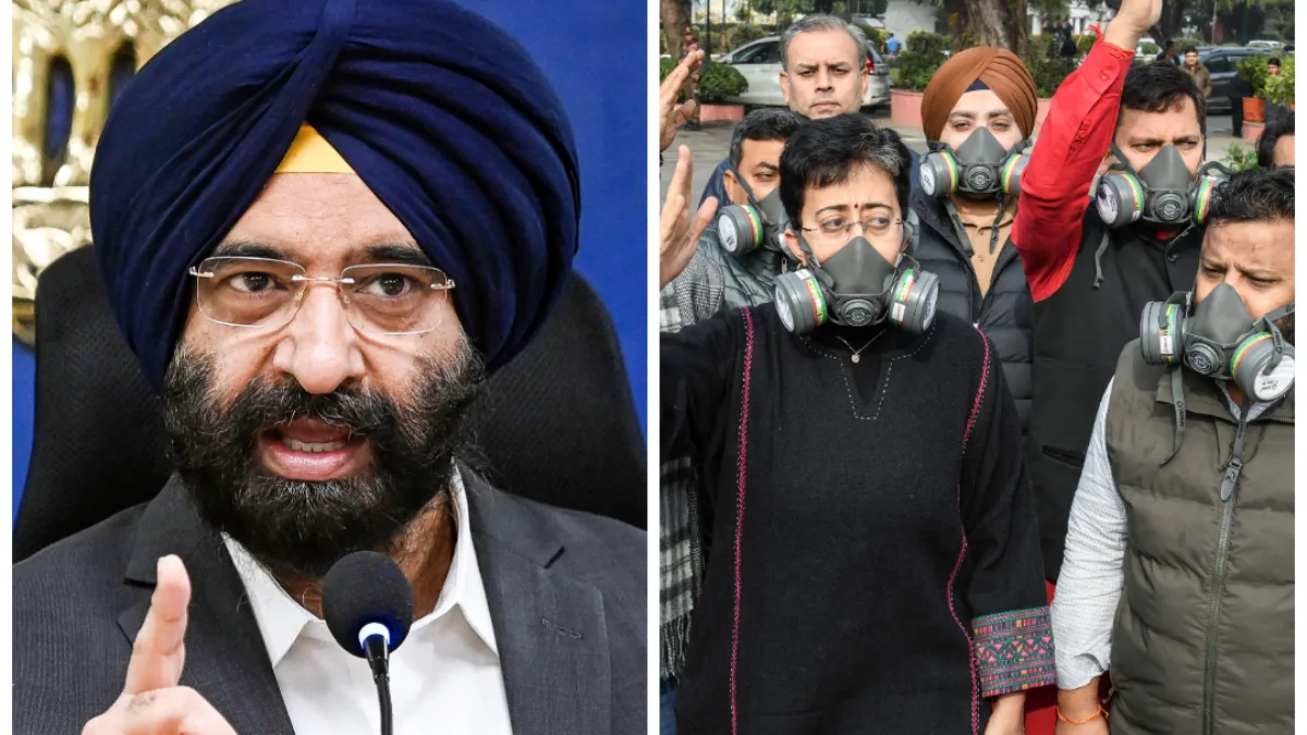 ‘Staging drama now, did nothing for 11 years’: Sirsa slams AAP for air pollution protests