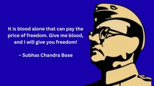subhas chandra bose quotes - 1