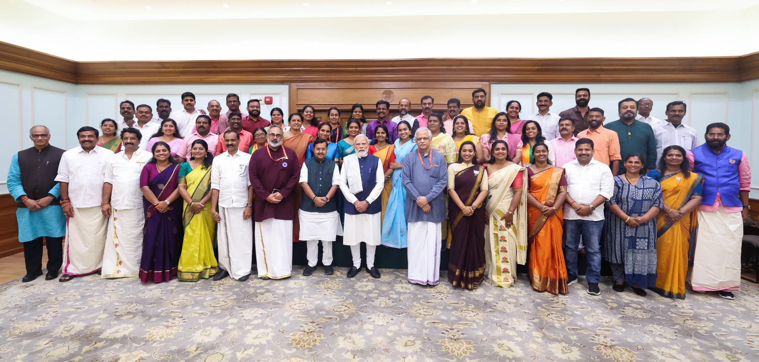 Kerala BJP’s new faces in Delhi: Meeting with PM Modi captured in pictures