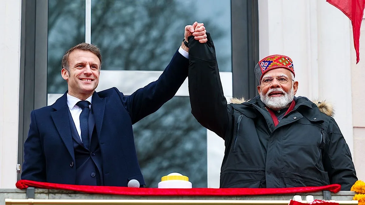 French Prez to arrive in Mumbai on Monday for talks with Modi, attend AI Impact Summit