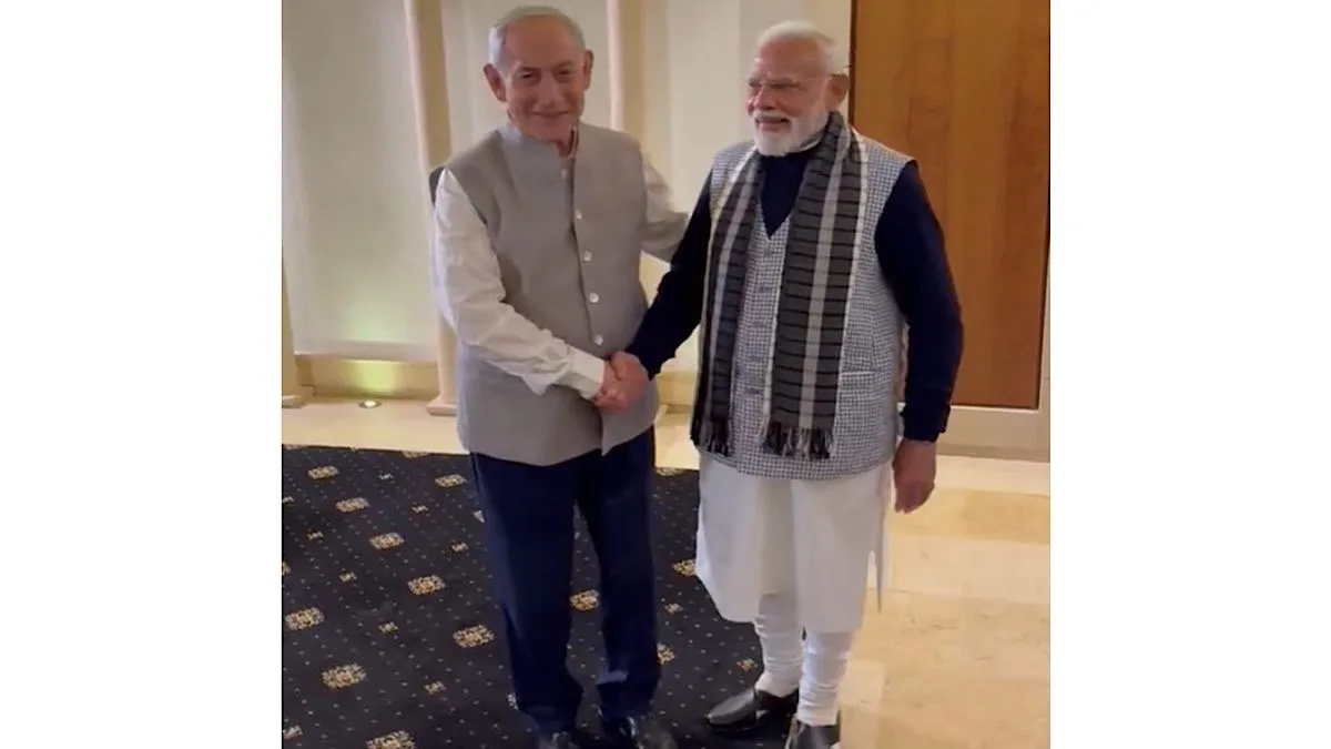 ‘Truly Splendid!’: PM Modi praises Netanyahu for wearing traditional Indian attire