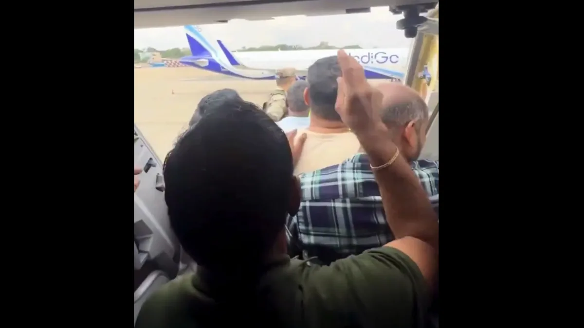 VIRAL VIDEO: Nearly 200 passengers forced to stay inside grounded IndiGo flight for over 4 hrs