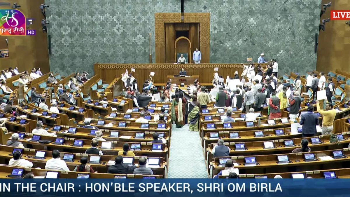 LS adopts Motion on Prez address without PM’s reply; Cong MPs planned to physically attack Modi, say sources