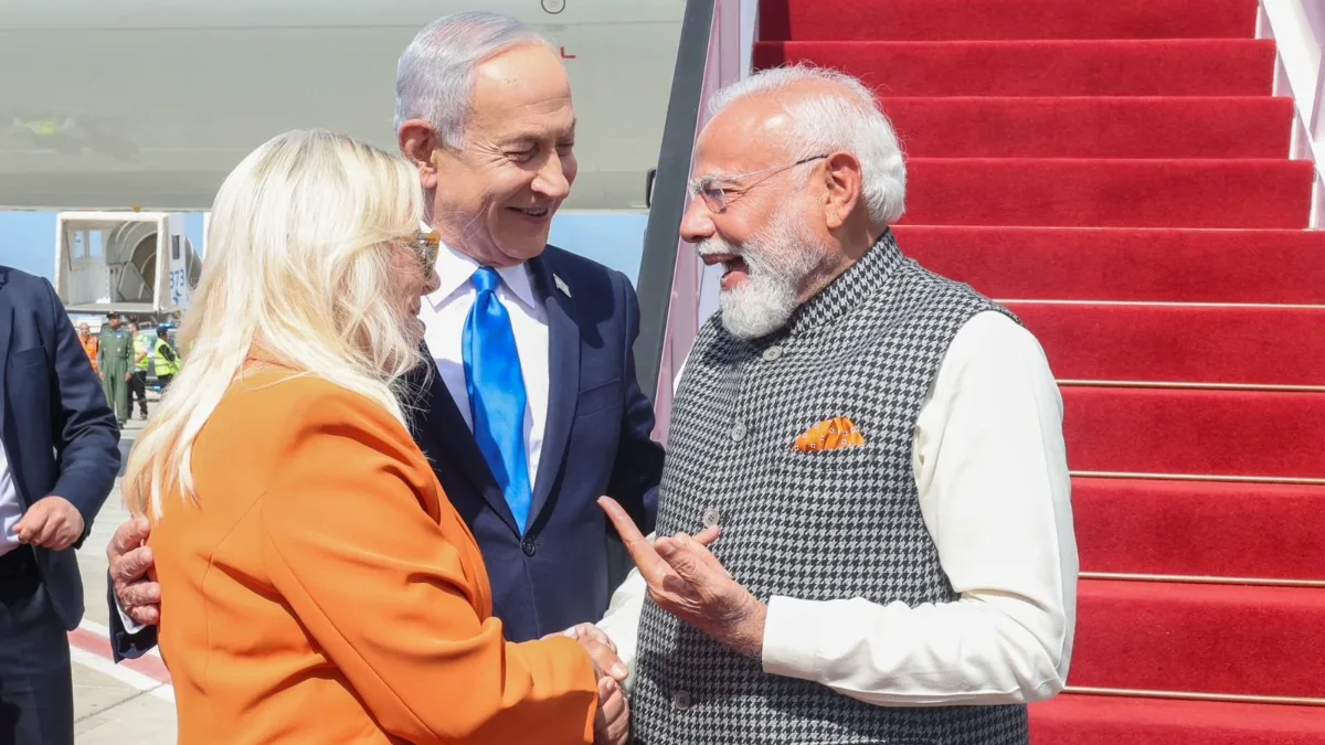 What Modi, Netanyahu said after Indian PM landed in Israel