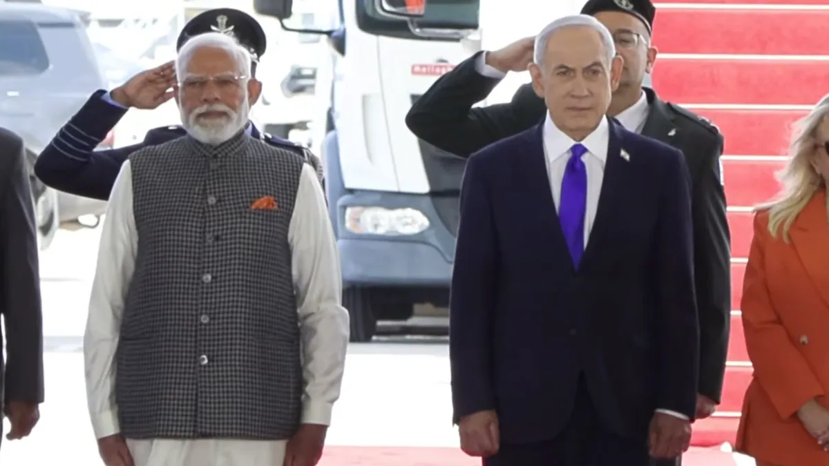 PM Modi begins two-day Israel visit, set to deepen strategic and parliamentary ties