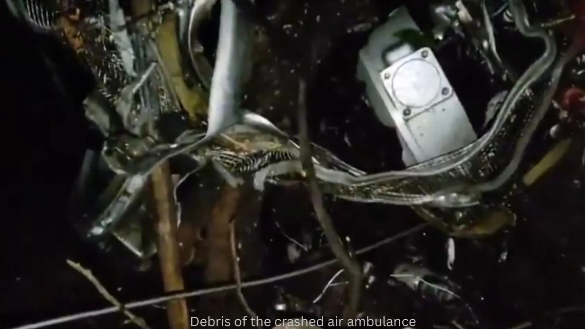 Ranchi-Delhi air ambulance with seven people on board crashes near Chatra in Jharkhand; all feared dead