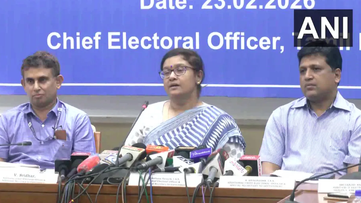 5.67 crore total voters in Tamil Nadu after SIR; over 74 lakh names deleted