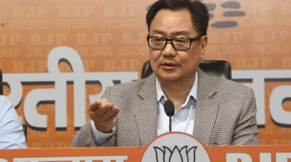 ‘Abusing PM Modi won’t win votes’: Kiren Rijiju hits out at TMC, Congress after BJP’s strong electoral gain