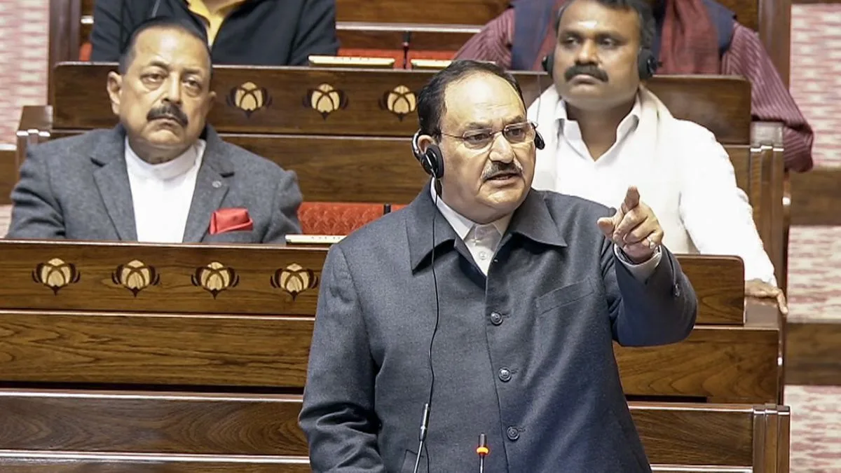 Amid standoff  in Lok Sabha, Nadda calls Rahul ‘abodh balak’ in Rajya Sabha