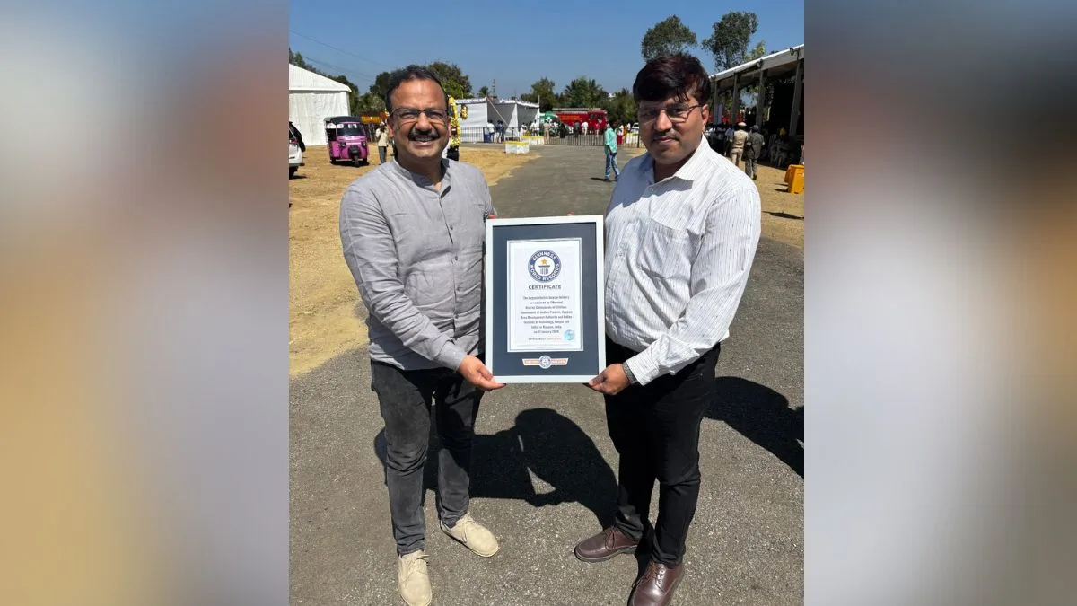 IIT Kanpur co-featured in Guinness World Records for largest electric bicycle delivery
