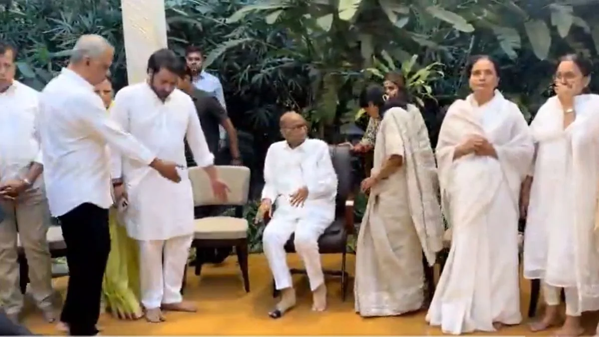 Sharad Pawar meets Deputy CM Sunetra Pawar, slams Fadnavis statement about NCP merger