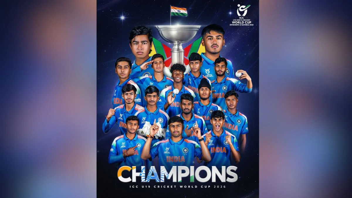India U-19 lift ICC World Cup 2026 Trophy for the 6th time: A celebration in pictures