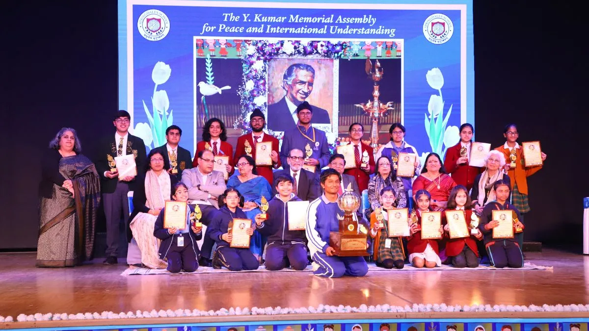 Springdales School holds Y Kumar Memorial Assembly promoting global peace and understanding