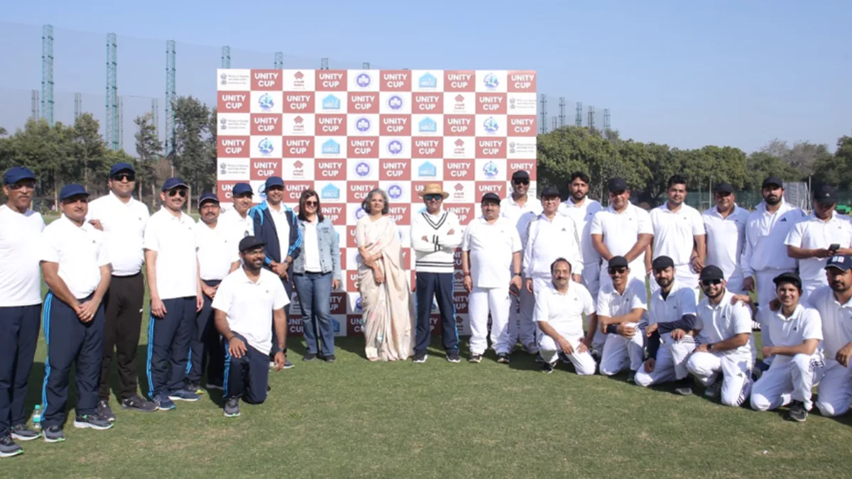 Inter-Department Unity Cup Cricket Tournament concludes at Siri Fort Sports Complex