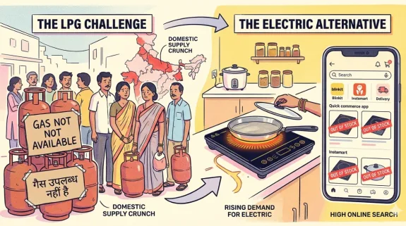 Ground Check | From Cart to Crisis: Induction Cooktops Sold Out, On Top Of India’s Wishlist. (Photo: SNS)