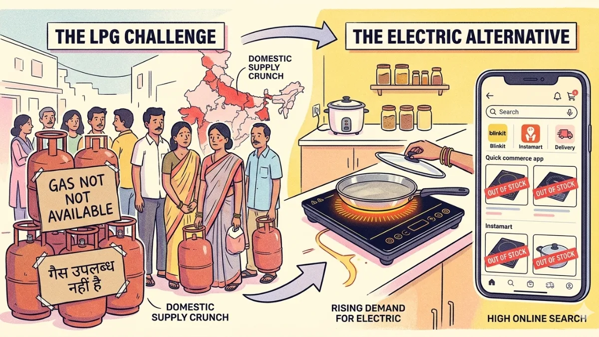 Ground Check | From Cart to Crisis: Induction Cooktops Sold Out, On Top Of India’s Wishlist. (Photo: SNS)