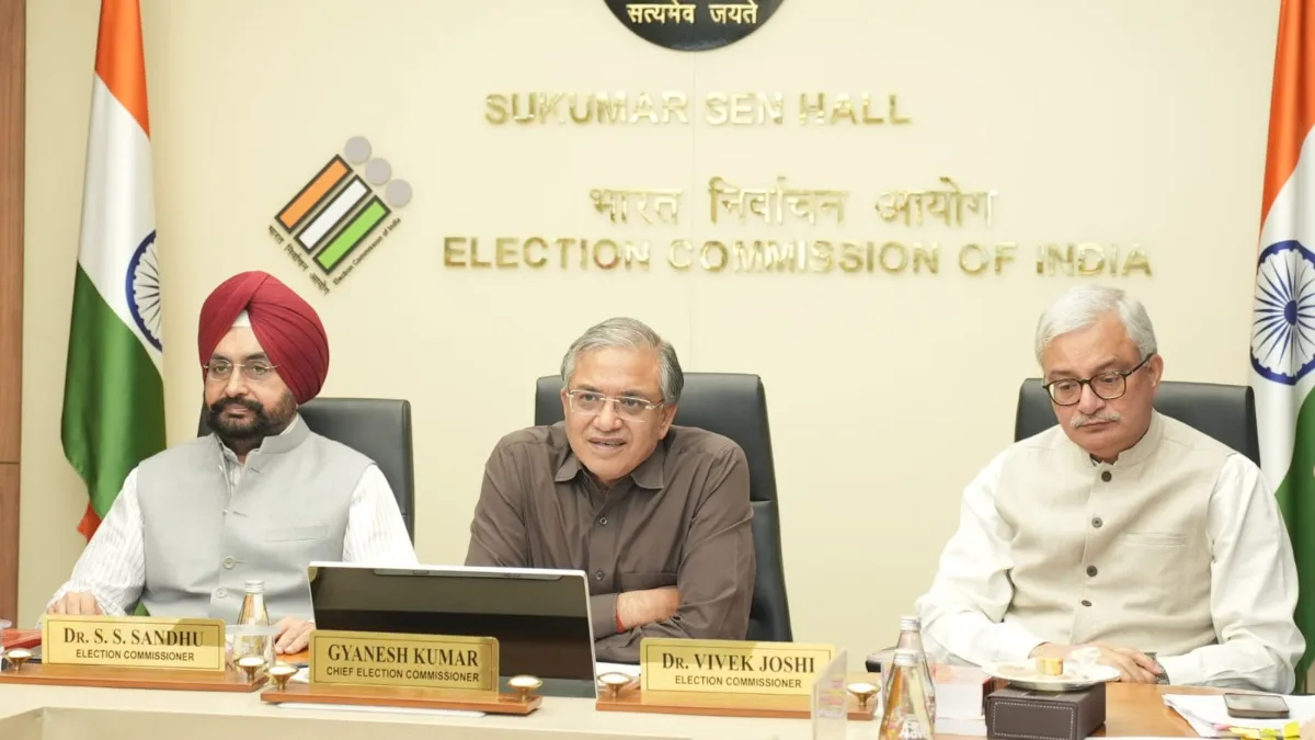 ECI holds high-level inter-state meeting with Chief Secys, CEOs, DGPs ahead of 2026 elections